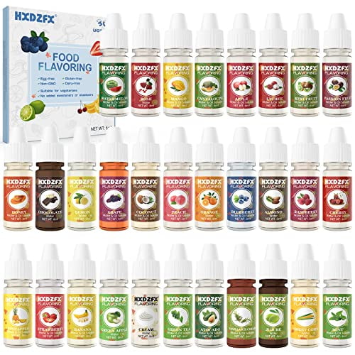  Food Flavoring Oil - Concentrated Candy Flavors, 36 Liquid Lip  Gloss Flavoring Oil, Cotton Candy Pineapple Strawberry Flavor Oil for  Baking, Cooking, Slime Making, Drinks - 0.25 Fl Oz : Grocery & Gourmet Food