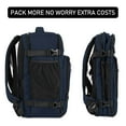 thumbnail image 6 of 16" Travel Laptop Backpack with Handle Airline Approved Full Open Carry on Business Daypack for Women Men Travel Essentials Casual Hiking, 20L, Blue, 6 of 7