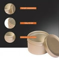 thumbnail image 3 of 10pcs 1.7oz Metal Round Tins Aluminum Empty Candle Tins with Screw Lid for Salve, Spices or Candles, 3 of 6