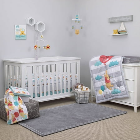 Disney Pooh Best Friends 4 Piece Crib Set (Best Deals On Bedding Sets)