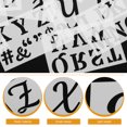 thumbnail image 4 of 1 Set Stencils for Painting on Wood Reusable Craft Stencils Letters Plastic Letters Stencils Bulk, 4 of 8
