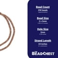 thumbnail image 4 of The Bead Chest Copper 5mm Saucer Beads, Full Strand of Quality Metal Spacers for DIY Jewelry Design, 4 of 4