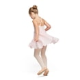 thumbnail image 3 of Stelle Ballet Leotard Camisole Sleeveless Dress Cross Back Longer Chiffon Ballerina Skirt for Girls,Ballet Pink,4-5 Years, 3 of 8