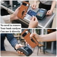 thumbnail image 4 of For Google Pixel 10 / Pixel 10 Pro Wallet Case Ultra-Slim Profile Vintage Leather Texture, Wallet For Women Men Card Holder Magnetic Clasp Kickstand Folio Case,Brown,For Pixel 10 / 10 Pro, 4 of 7