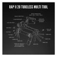 thumbnail image 4 of Lezyne RAP II 20 Tubeless Multi-Tool Black - Number of Tools: 20 - Bike Repair, 4 of 6