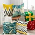 thumbnail image 3 of POINTERTECK Pillow Case Soft Wear-resistant Oilproof Polyester Linen Living Room Cushion Anti-dirt Protector Cover Home Decor for Daily Life, 3 of 8