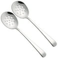 thumbnail image 4 of Shisuyan 2pcs Multi-functional Slotted Spoon Stainless Steel Spoon Draining Colander, 4 of 9