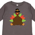 thumbnail image 4 of Inktastic Thanksgiving Pilgrim Turkey Boys or Girls Long Sleeve Toddler T-Shirt, 4 of 5