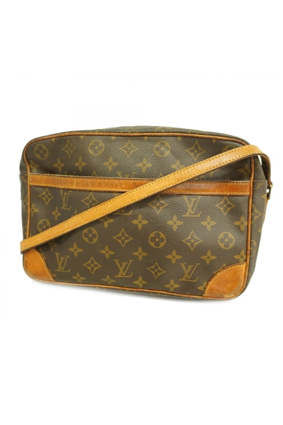 Pre-Owned Louis Vuitton Monogram Trocadero 30 Shoulder Bag M51272 Brown Women's (Fair)