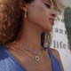 thumbnail image 5 of Collar con colgante de clavícula de eslabones, collar con colgante de plata ajustable brillante brillante para mujer, plata femenina, 5 of 8