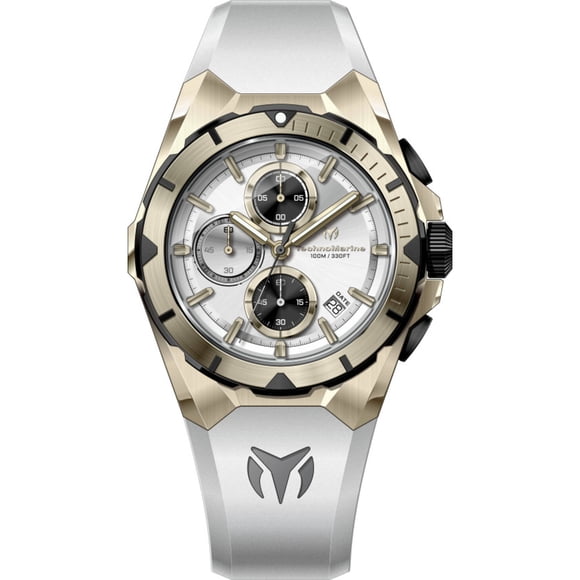 Technomarine TM-318141 Men's Ocean Victory White Strap Date Watch