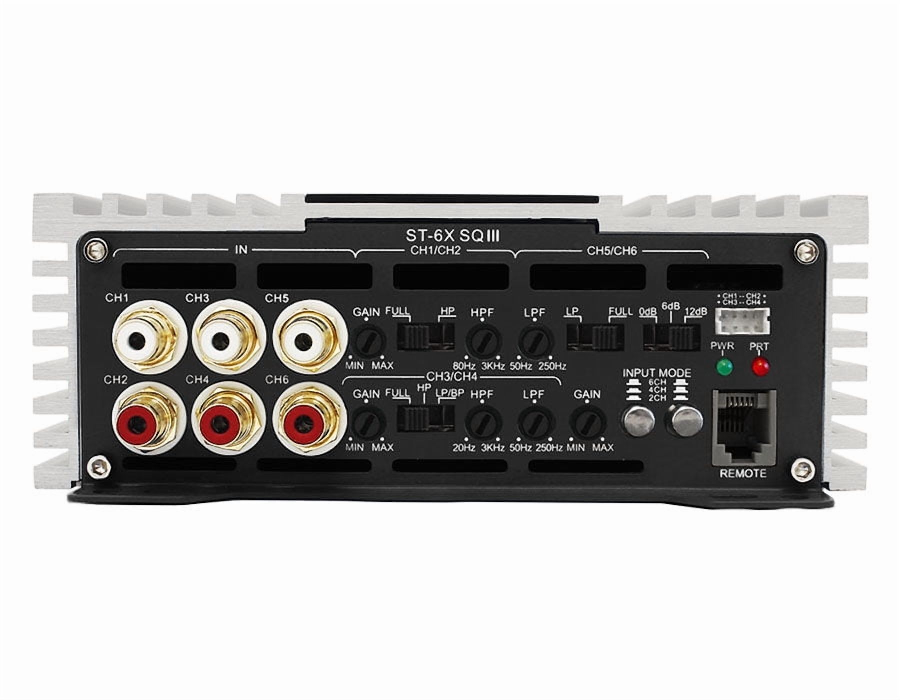 ZAPCO  ST-6X SQ III 6-CHANNEL Class AB Sound Quality Amplifier
