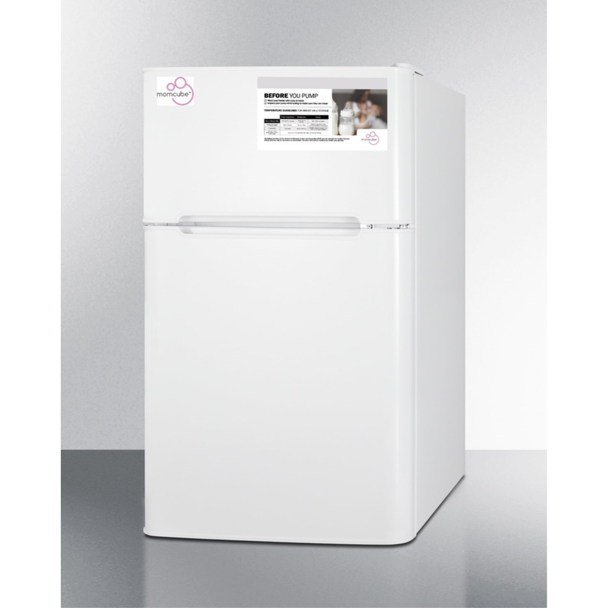 MomCube breast milk refrigerator-freezer for home use
