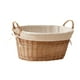 thumbnail image 4 of Cesta de mimbre para la colada, bolsa para ropa sucia, para sala de estar, dormitorio de hotel Pequeño, 4 of 9
