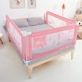 thumbnail image 1 of Vertical lift Bed Rails Wall for Baby Child Toddlers Sturdy Safety Bed Guard Net[150cm / 59inch,1 pack], 1 of 3