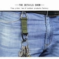 thumbnail image 4 of 3PCS Outdoor Backpack Buckle Keychain Carabiner & Lanyard Hook Set, 4 of 9