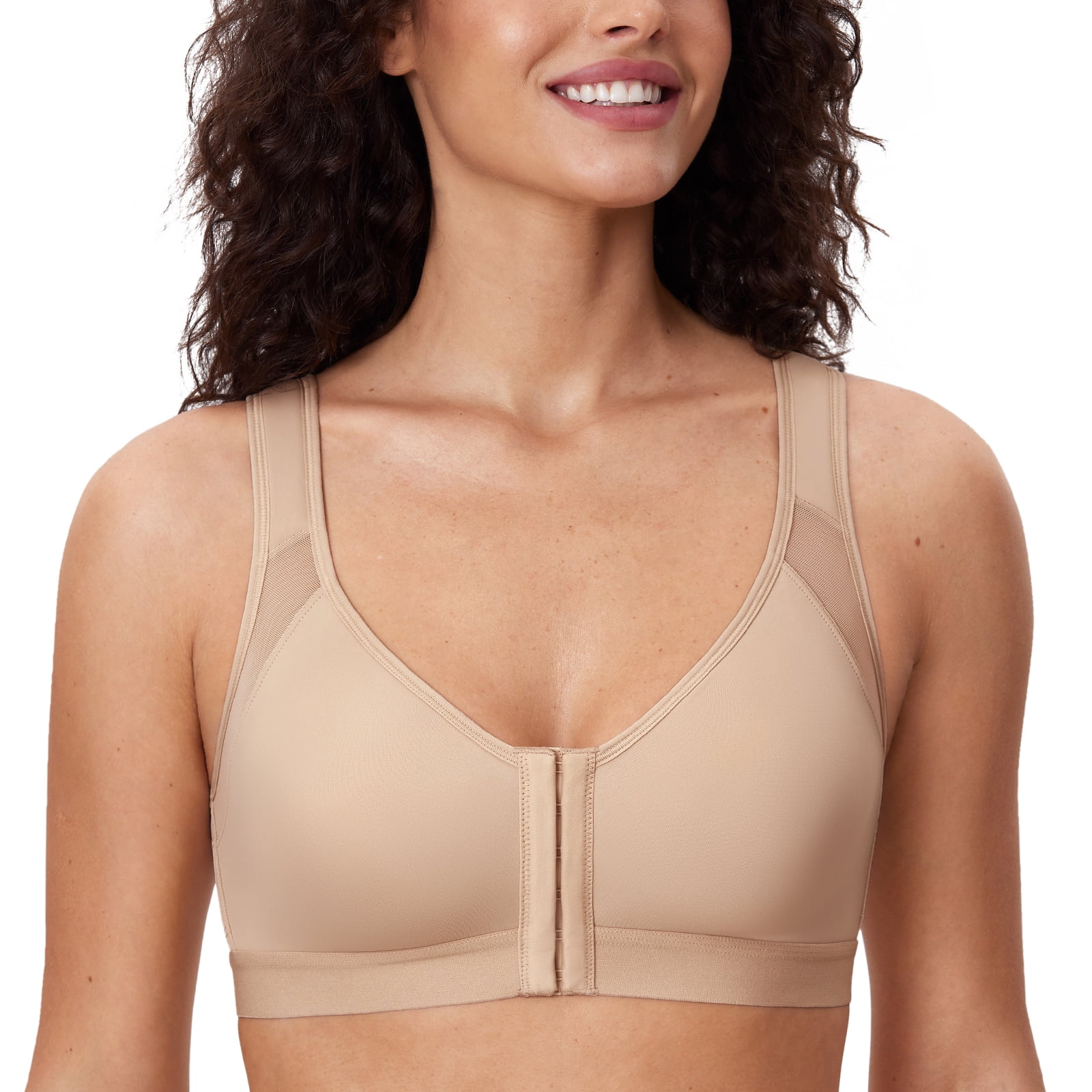 Delimira Women's Full Coverage Soft Cups Posture Bra Plus Size