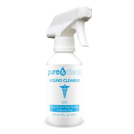 Pure&Clean Wound Cleanser 8 oz. Spray Bottle , 1 Ct