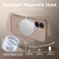thumbnail image 4 of XIHAMA Magnetic Compatible with iPhone 16 Case, Upgraded [Full Camera Protection] [Compatible with MagSafe] Protective Translucent Matte Women Girl Phone Case Cover, 4 of 7