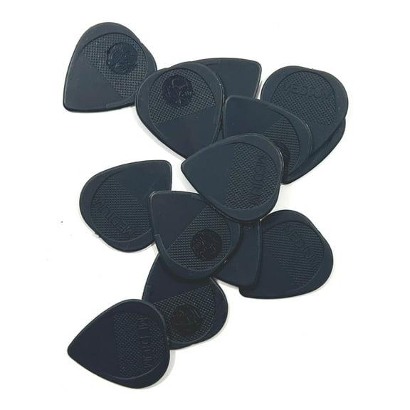 Fred Kelly Guitar Picks Flat Nylon Medium Textured Grip 12 Picks