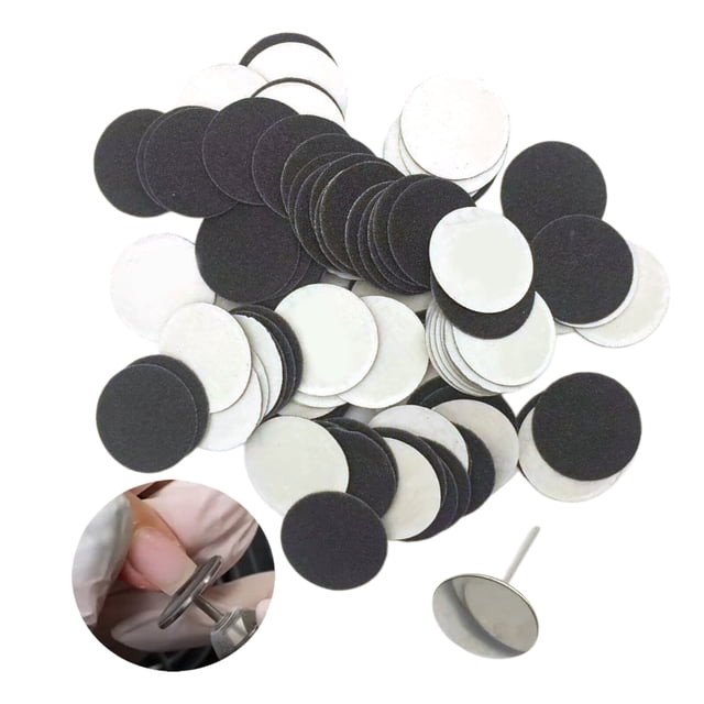 pitrice Sand Paper Replacement Pads For pedicure Disks Discs foot file foot file replacement Electric Foot File 35mm 240Grit 100Pcs