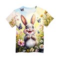 thumbnail image 3 of T-shirt à Manches Courtes pour Garçons, Imprimé de Pâques, Col Rond, T-Shirt pour Hommes 3 à 14 Ans, 1 Pce, 3 of 7