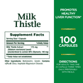 Nature's Bounty Milk Thistle Capsules, 175 Mg, 100 Ct