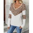 thumbnail image 4 of Zeagoo Women' Fall V Neck Sweaters Long Sleeve Tops Fashion Clothing, 4 of 5