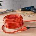 Hyper Tough 50FT 16AWG 3 Prong Orange Single Outlet Outdoor Extension
