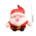 thumbnail image 3 of RBCKVXZ Santa Plush - Stuffed Claus Toy Christmas Tree Decor - The Santas Plush Doll Toys - Cozy Holiday Plushie, Small, 12 Inch, 3 of 6