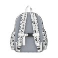 thumbnail image 3 of Grey Dog Paw Footprint Backpack for School,Cute School Bag,Schoolbag with Adjustable Shoulder Straps & Padded Back,13.4"x11"x4.7", 3 of 6