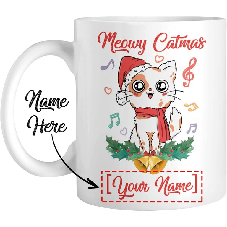 Cat Mama Mug, Gift for Mom, 11 oz Kitty Coffee Mug