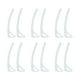 thumbnail image 4 of 12 soportes de silicona para las orejas para gafas, agarraderas para los brazos, antideslizantes. Blanco, 4 of 9