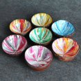 thumbnail image 2 of ENJOYW Candy Bowls Compact Hand-Painted Coconut Shell Delicate Smooth Natural Bowls for Kids Coconut Shell Bowls, 2 of 7