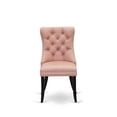 thumbnail image 6 of East West Furniture Parson Dining Chairs - Beige Red faux leather Upholstered, Set of 2, 6 of 6
