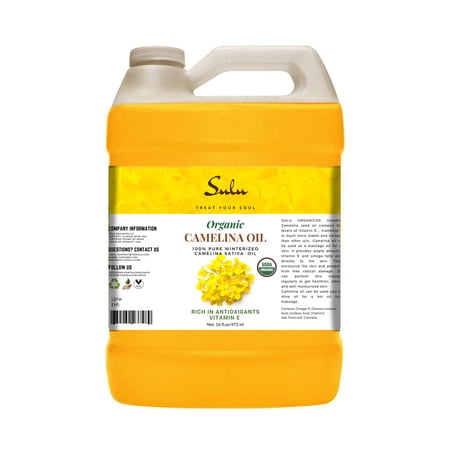 1 Gallon Organic Unrefined Camelina Seed Oil Cold Pressed