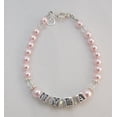 thumbnail image 5 of Baby Girl Gift Name Bracelet Sterling silver first birthday personalized pearls infant jewelry children (BPNP), 5 of 5