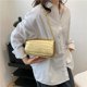 thumbnail image 5 of Bolso de moda para mujer Bolso con estampado de cocodrilo Bolsos de mano Bolso de cuero PU (Oro), 5 of 6