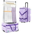 thumbnail image 3 of ABORON Dance Bag with Garment Rack, 27" Collapsible Costume Rolling Duffel Bag with Wheels for Competition, Shows, Performances, Travel Duffle Bag Luggage for Women and Men, 3 of 11