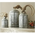thumbnail image 4 of Christmas Cow Bells Harmony Giant Cow Bells Vintage Christmas Decoration Bell Silver Wall Hanging Bell Country Style Rustic Bell for Tree Door Decor Set of 3 (4", 5",8"), 4 of 5