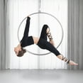 thumbnail image 6 of 35.43in Yoga Gymnastic Rings, Yoga Ring Aerial Hoop Gymnastic Hoop Yoga Ring Dancing Training Equipment Ring,  for Yoga Training 250lb, 6 of 12