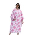 thumbnail image 1 of Toalla NUBURGREY, poncho de surf, secado rápido, con capucha, 110 cm, 1 of 7