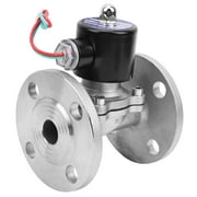 G3/4in Direct Acting Solenoid Valve Stainless Steel NC, 12V 2W-200-20 Flange Connection for Water Control - Durable & Reliable Liquid Handling Solution