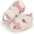 thumbnail image 4 of Isbasic Infant Baby Boys Girls Summer Beach Sandals Breathable Athletic Anti-slip Soft Sole Newborn First Walker Crib Shoes, 4 of 6