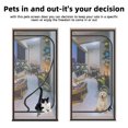 thumbnail image 5 of NEWEEN Cat Screen Door Fits Door Size 30"x 80" Thickened Heavy Duty Pets Resistant Mesh Screen Door for Living Room,Kitchen,Bedroom,Cat Proof Screen with Zipper Closure, 5 of 8