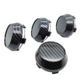 thumbnail image 4 of Pièces Auto Kit de Capuchon Central de Roue de Voiture Remplacement Jante Chrome Universel 4 Pcs/ensemble 60mm Accessoires de Voiture en Plastique ABS, 4 of 9