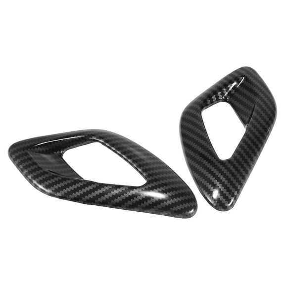 2pcs Car Interior Door Handle Bowl Cover Trim Decor Inner Door Bowl Trim for Dodge Challenger 2011-2019