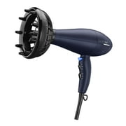 InfinitiPro by Conair 1875 Watt Texture Styling Hair Dryer for Natural Curls and Waves, Dark Blue, 1 Count 600R