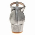 thumbnail image 4 of Badgley Mishcka Girls Dress Shoes (Little Kids Big Kids), Silver, Size: 3, 4 of 7