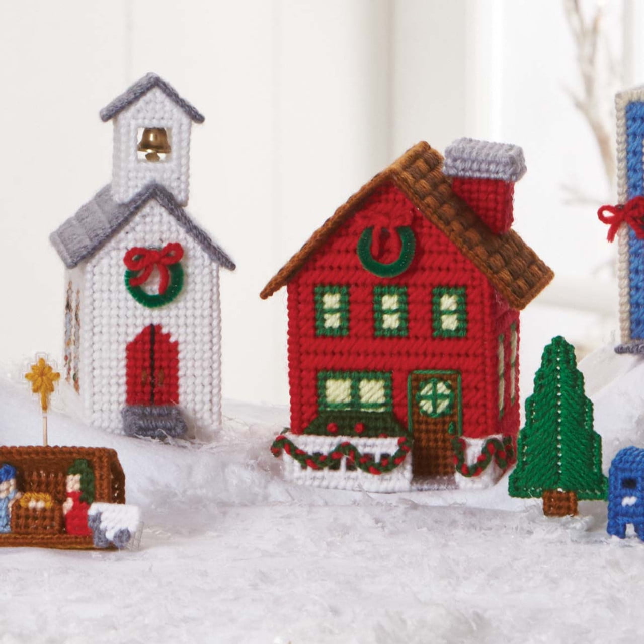 Herrschners® Christmas Village Plastic Canvas Kit